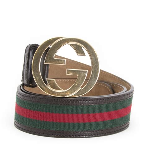 gucci belt green red real|Gucci belt green red stripe.